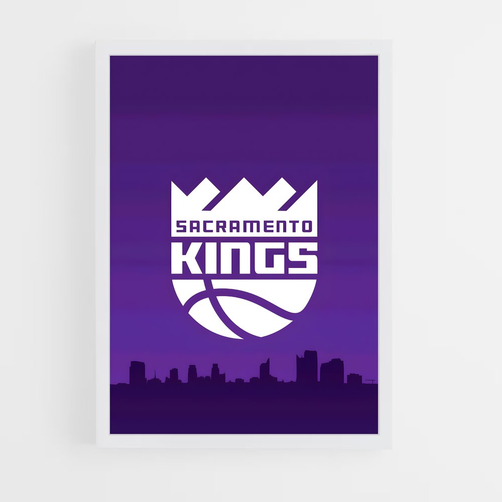 Poster Sacramento kings Center – affiche Basketball (vue 3)